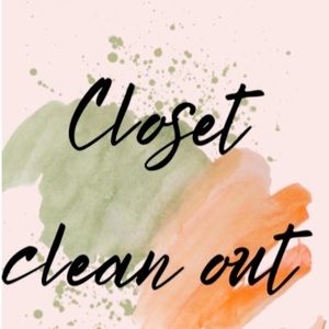 Closet clean out!!